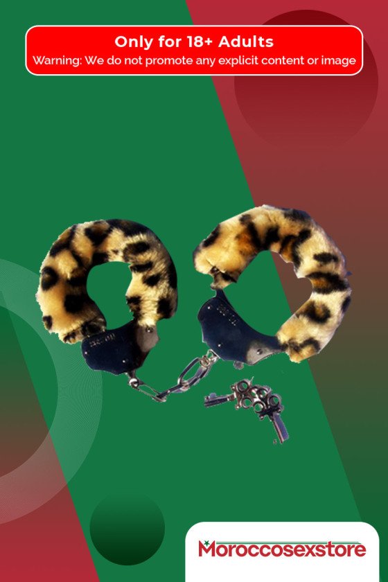 Fetish Fantasy Furry Cuffs in Leopard BDSM-005