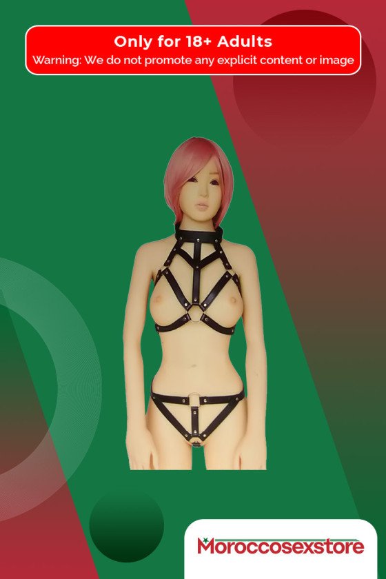 Sexy Leather Bondage Strap-Style String Body Harness BDSM-024