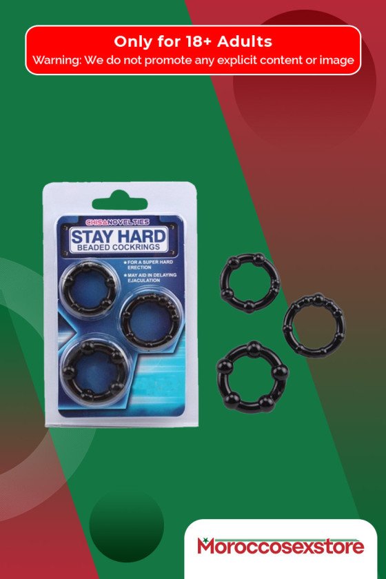 STAY HARD BEADED COCKRINGS CR-020