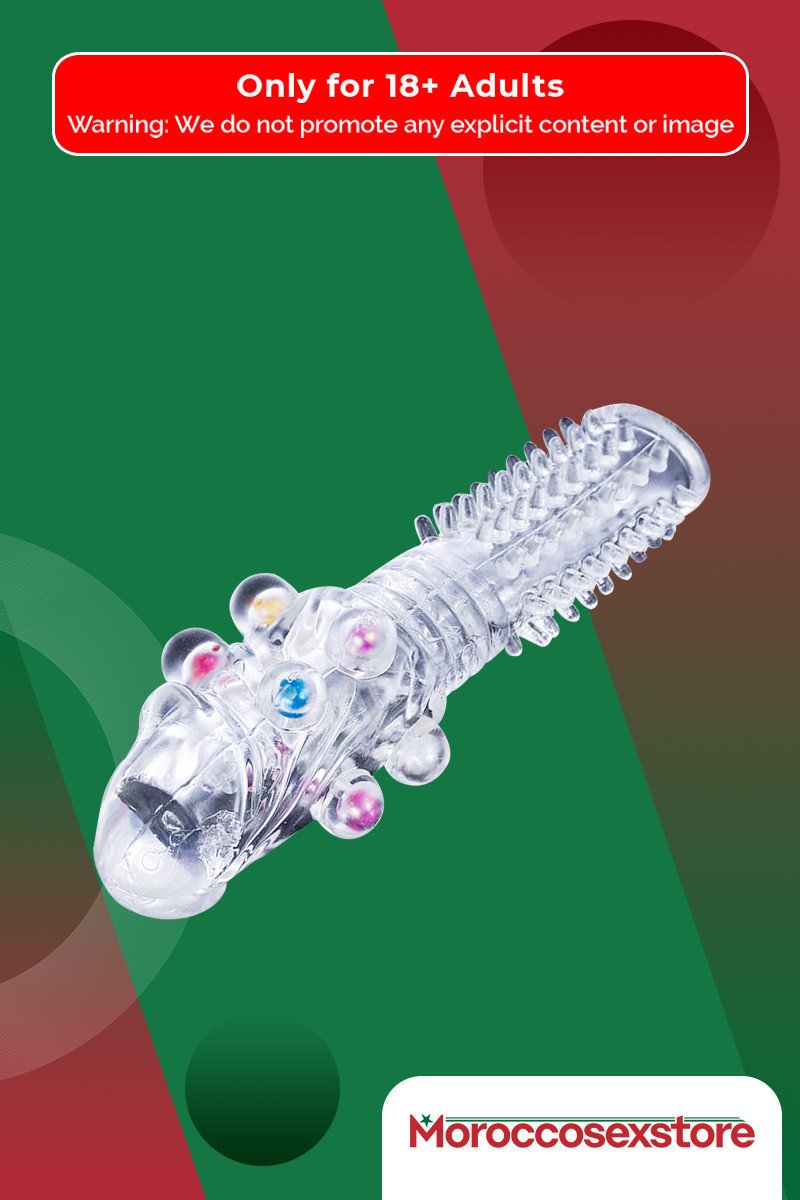 Male Cock Rings Penis Extension With Colourful Beads PES-022