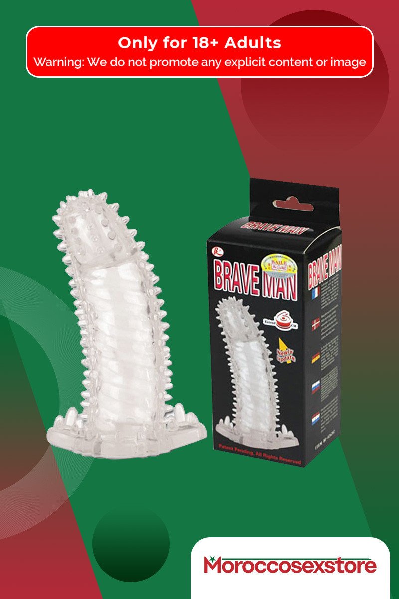 BRAVE MAN Crystal Penis Extension Sleeve PES-024