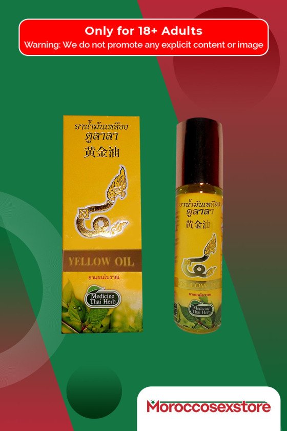 Thai herbal massage yellow oil THP-001